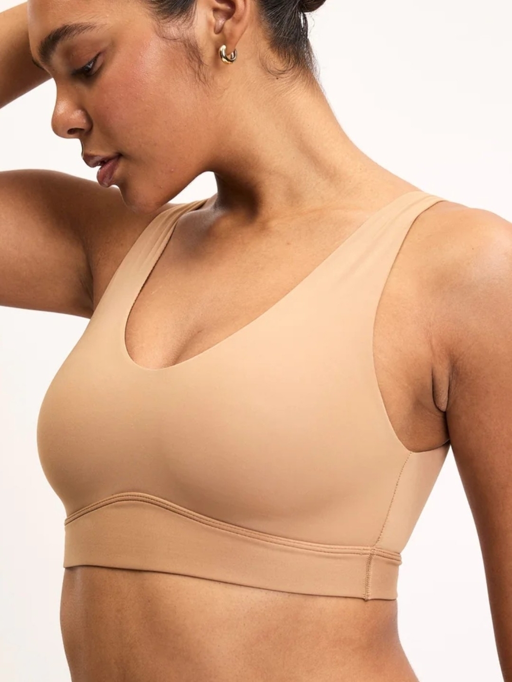 Harper Wilde Bliss Bralette Wireless Comfort Bra in Tan Brand New Size 2x!